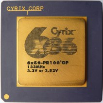 Cyrix 6x86 PR166+ GP rev 3.8 lot B 01