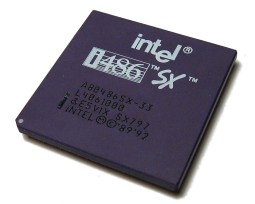 Intel 486SX-33 - haut